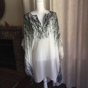 ANGL Oversized Sheer Tunic
